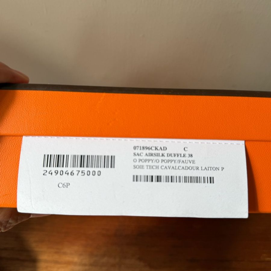 HERMES Airsilk Duffle 38 真絲材質運動旅行袋-22