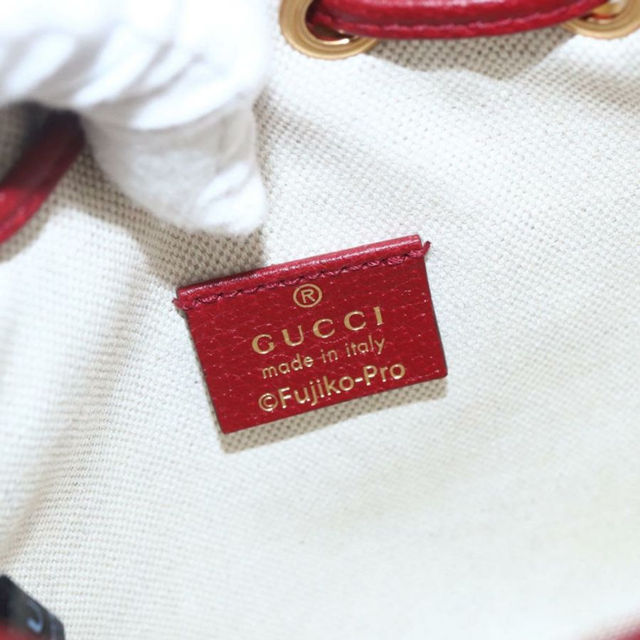 【日本直送】GUCCI Micro GG Supreme哆啦A夢肩包 PVC 米色 647801 正品 159307SAM-17