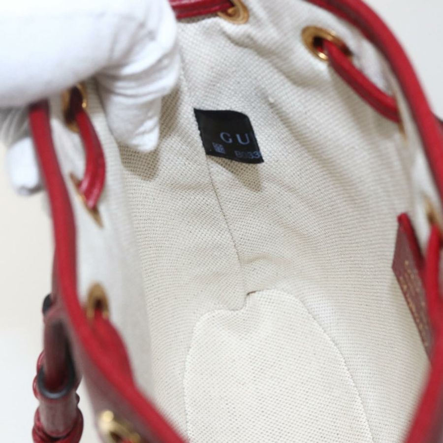 【日本直送】GUCCI Micro GG Supreme哆啦A夢肩包 PVC 米色 647801 正品 159307SAM-19