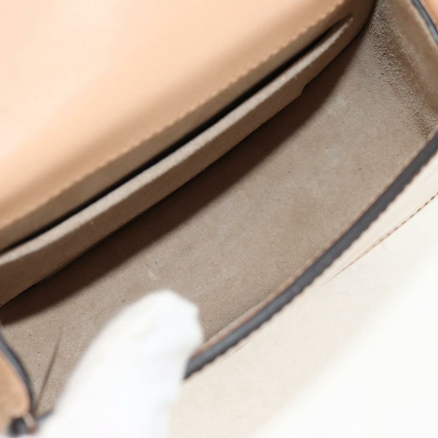 【日本直送】Chloe Nile 琺瑯兩用手提包 米色 金色 正品 158874V-10