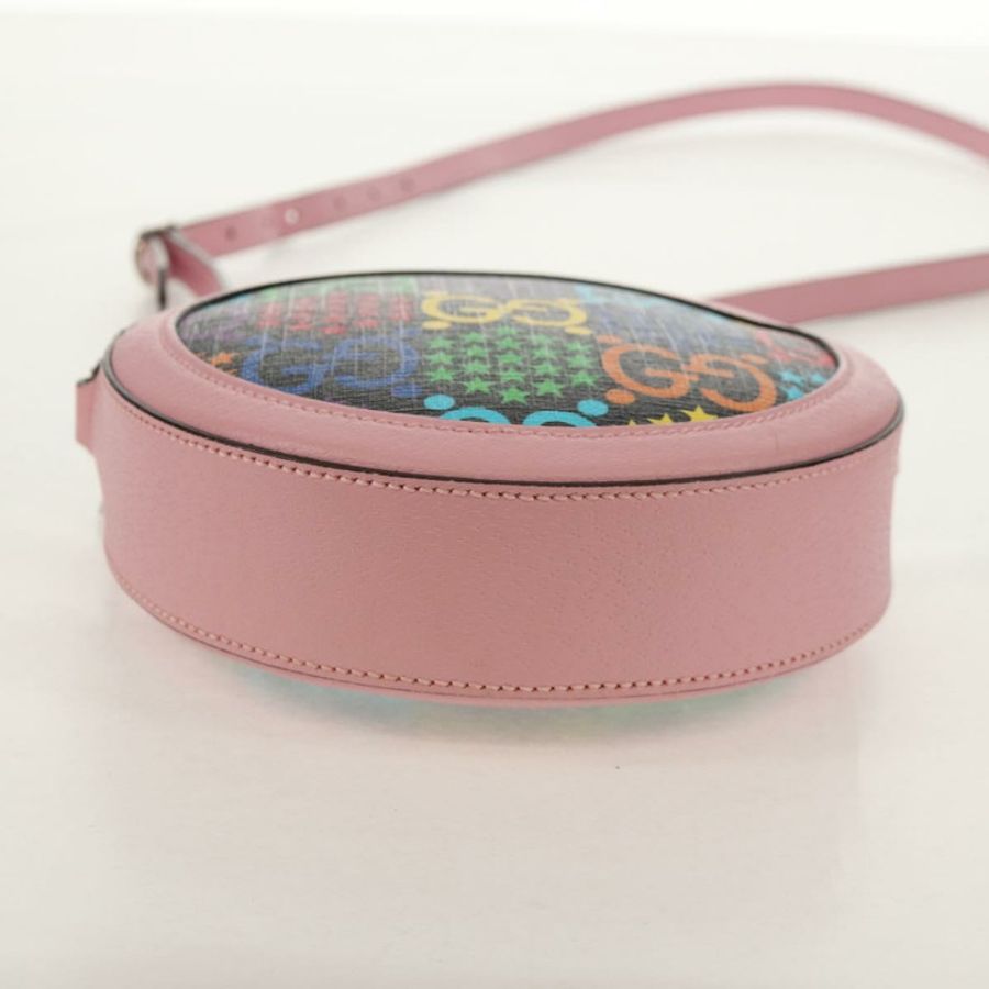 【日本直送】GUCCI GG迷幻風格單肩包 PVC多色銀 603938 正品 158059M-4