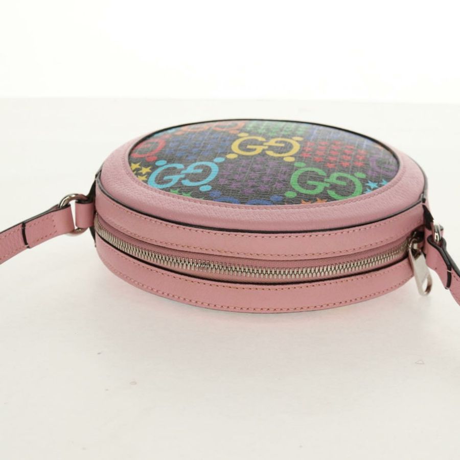 【日本直送】GUCCI GG迷幻風格單肩包 PVC多色銀 603938 正品 158059M-5