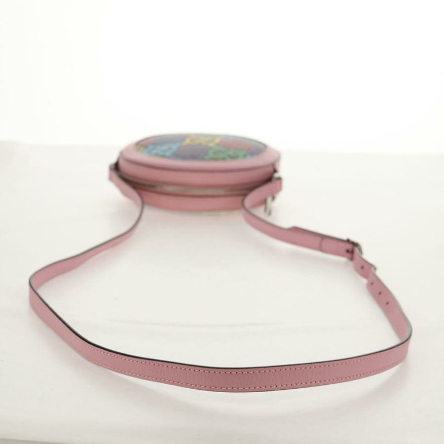 【日本直送】GUCCI GG迷幻風格單肩包 PVC多色銀 603938 正品 158059M-6