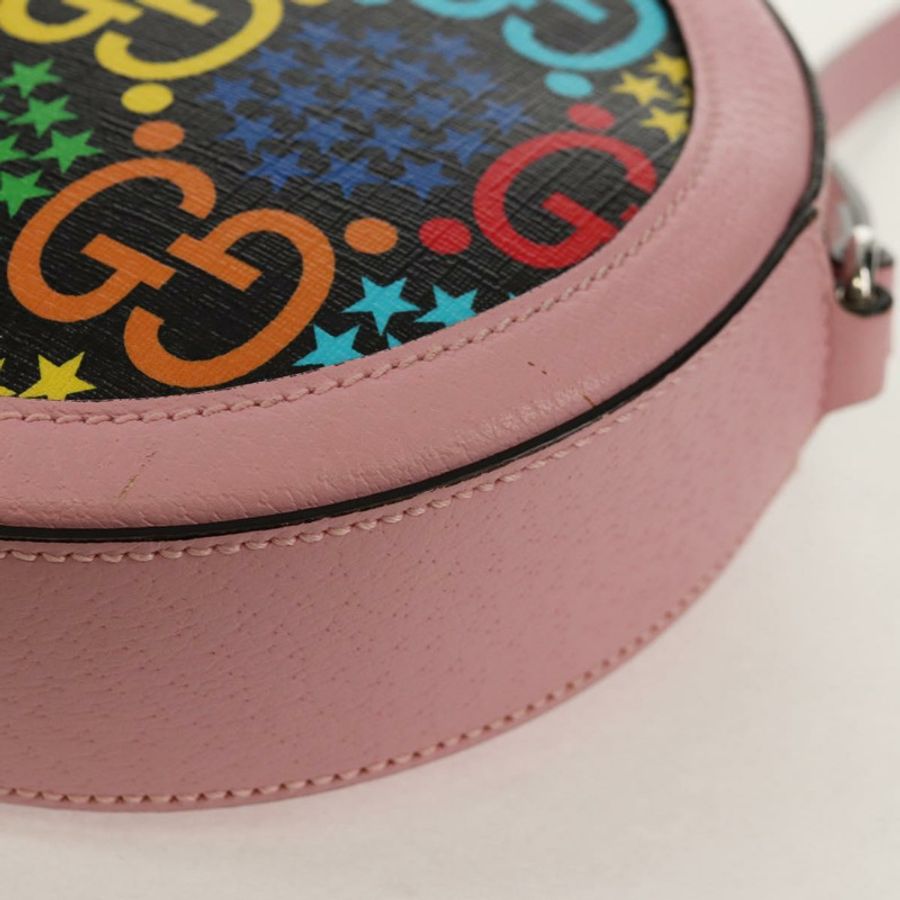 【日本直送】GUCCI GG迷幻風格單肩包 PVC多色銀 603938 正品 158059M-15