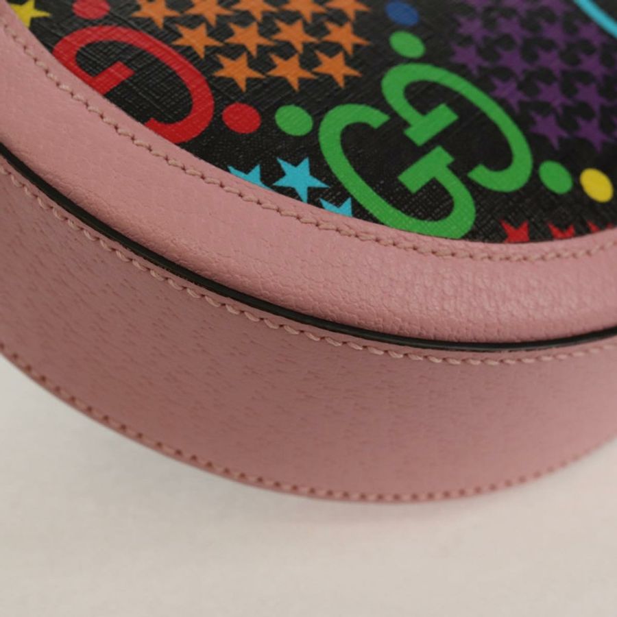 【日本直送】GUCCI GG迷幻風格單肩包 PVC多色銀 603938 正品 158059M-16