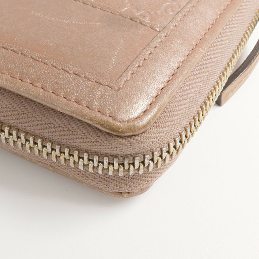GUCCI 牛皮皮革Long Wallet金扣長錢包-13