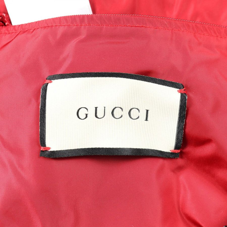 GUCCI 男款羽絨外套 #52 尼龍紅黑配色 二手-2