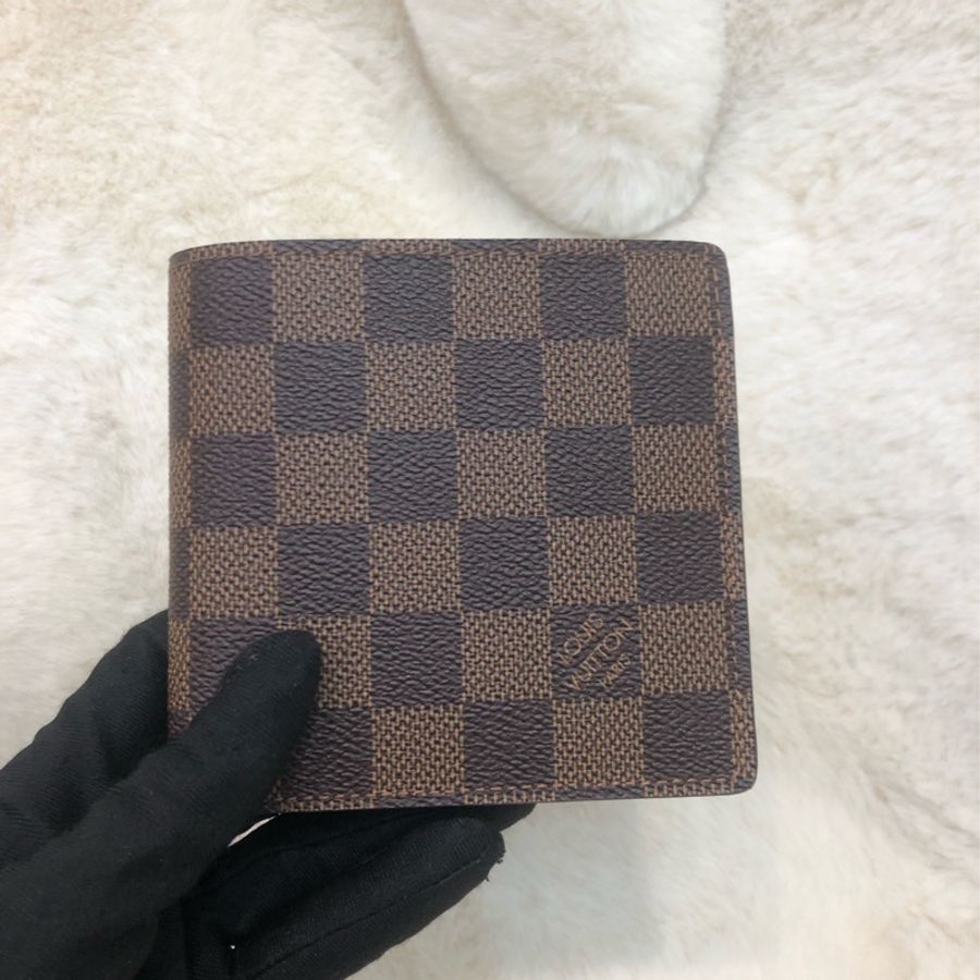 LV 棋盤格散子位短銀包 短夾 XC069-0