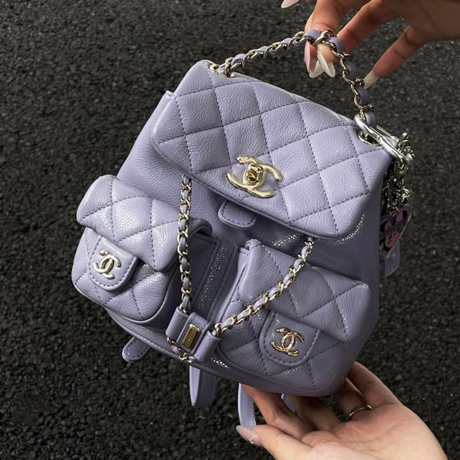 ✨Chanel 閒置新🆕 全套 duma mini晶片款 💜-2