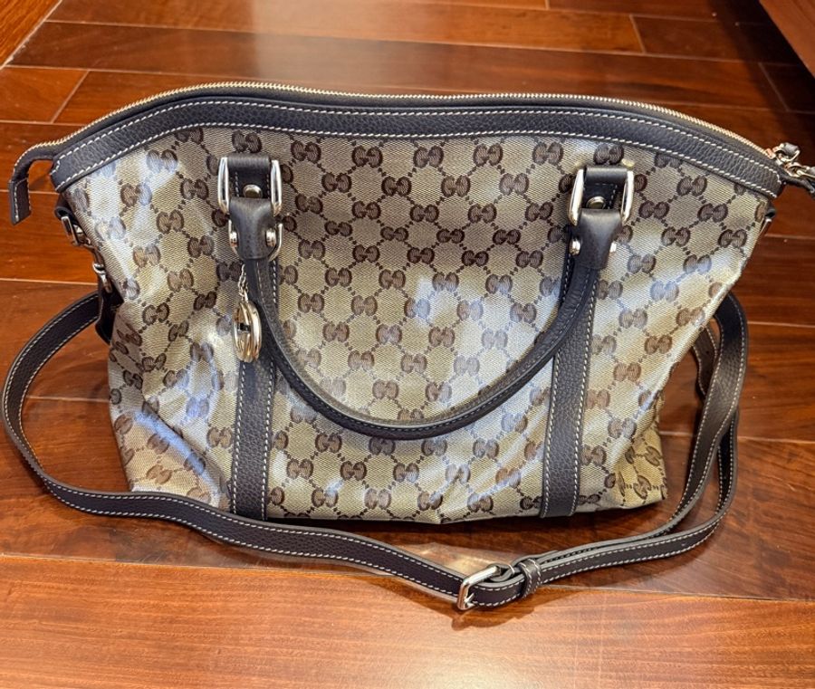 Gucci GG Crystal 經典老花 Dome 手提包 容量大|通勤包|專櫃品牌|保存佳-3