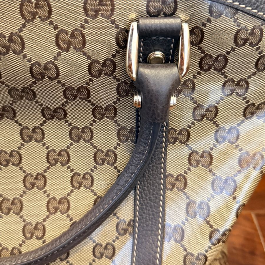 Gucci GG Crystal 經典老花 Dome 手提包 容量大|通勤包|專櫃品牌|保存佳-18