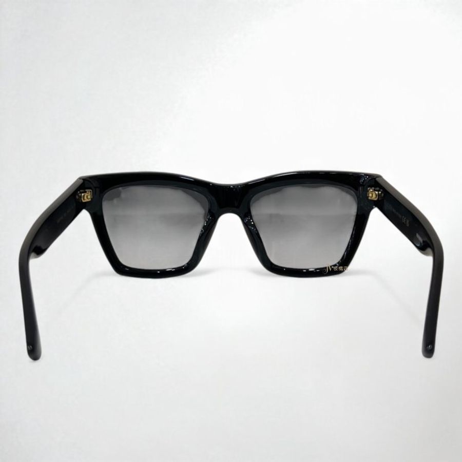 JS1195-Gucci GG1714S雙G金色LOGO黑色墨鏡-4