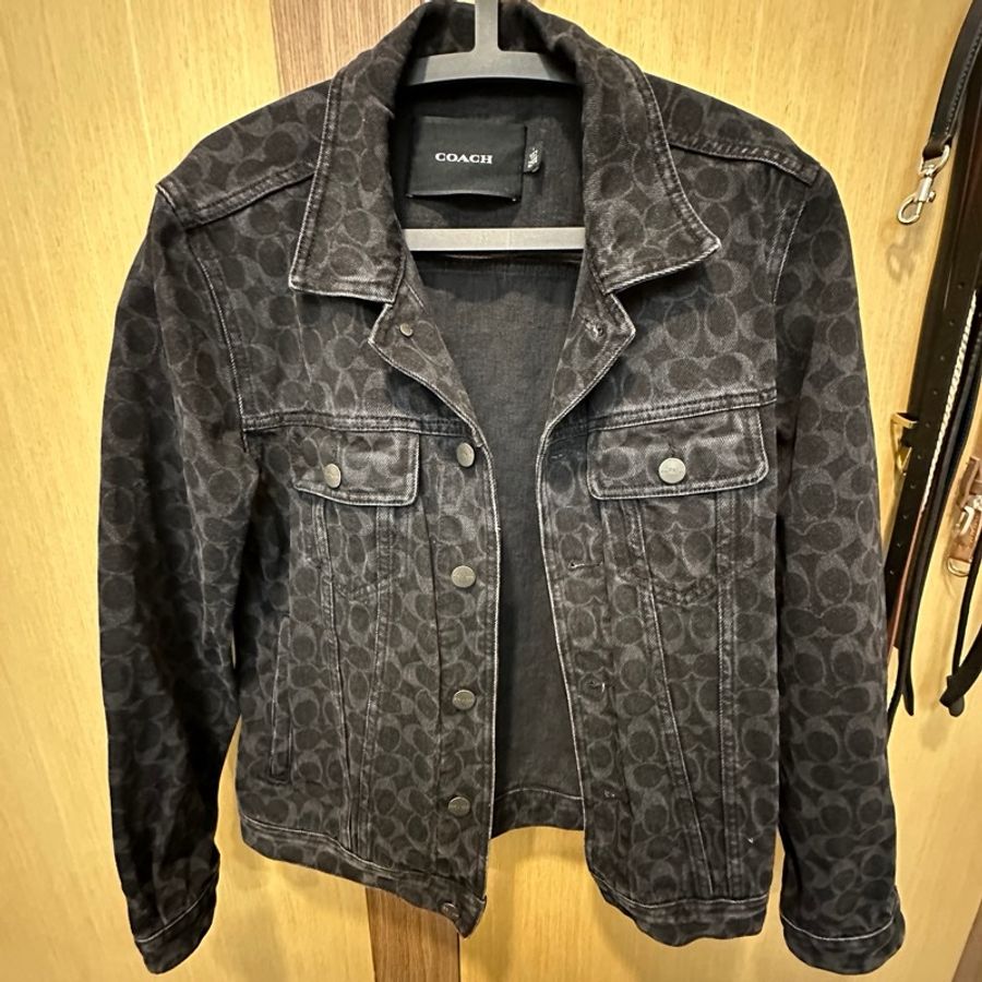 coach 復古牛仔刷色外套-22