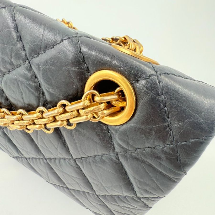 CHANEL - 黑色復古金釦2.55 Handbag-14