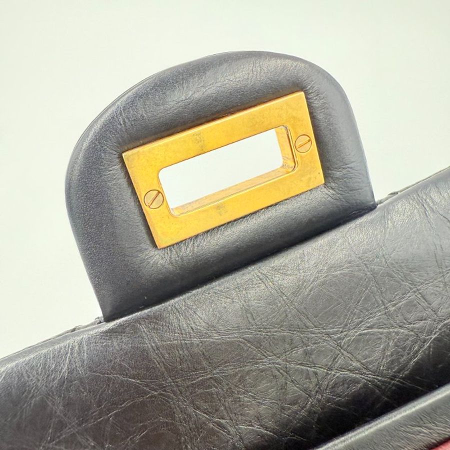 CHANEL - 黑色復古金釦2.55 Handbag-21