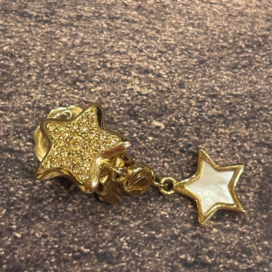 Dior 夾式耳環 (不議價)-2