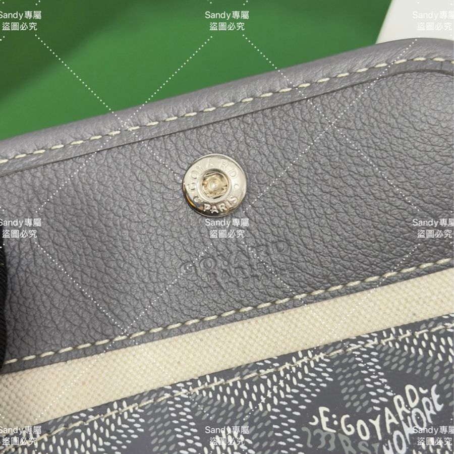 Goyard mini hobo 灰色 全新全配-19