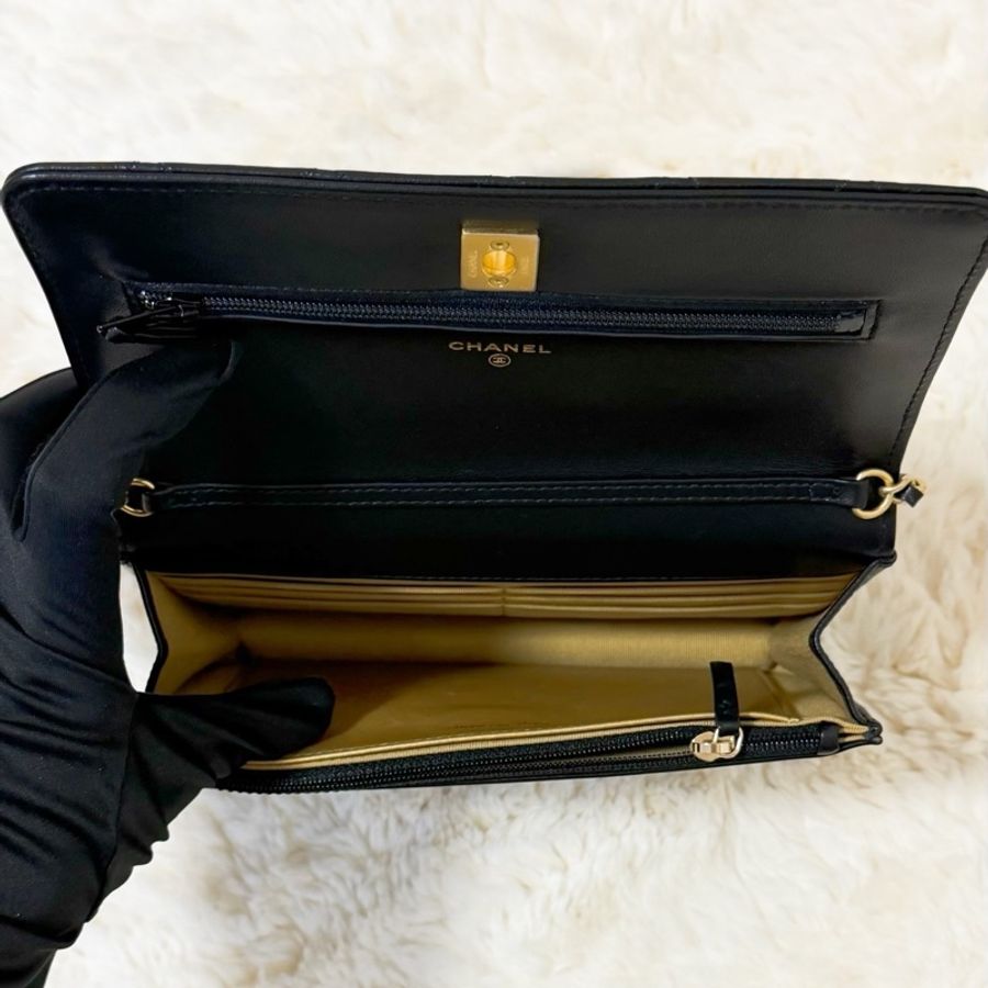 CHANEL WOC 黑金核桃 芯片款|✨Wisher惟奢名品✨-5