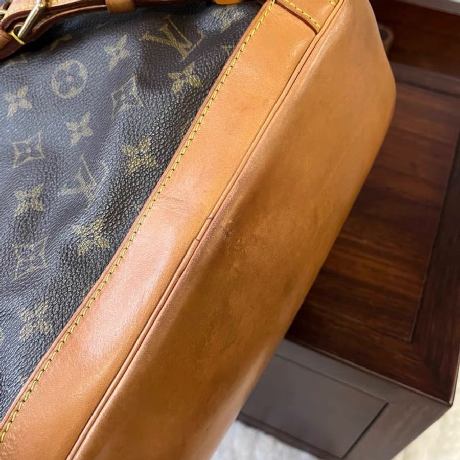 Lv 中古老花大號雙肩包-6