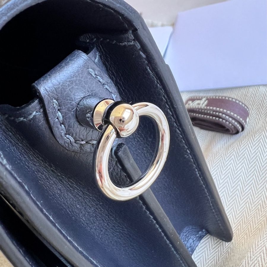降價!近全新Hermès mini Roulis 豬鼻子-12