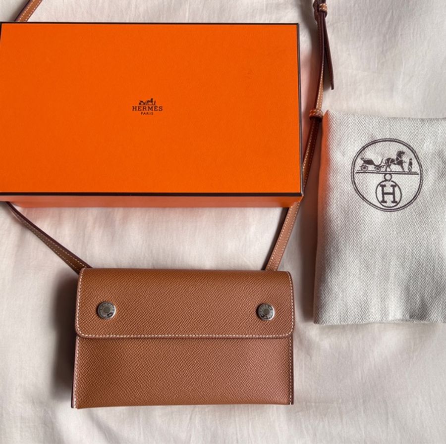 二手Hermès Hermesnap金棕色-5