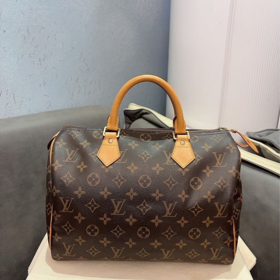 LV路易威登經典老花Speedy 30手提包-0