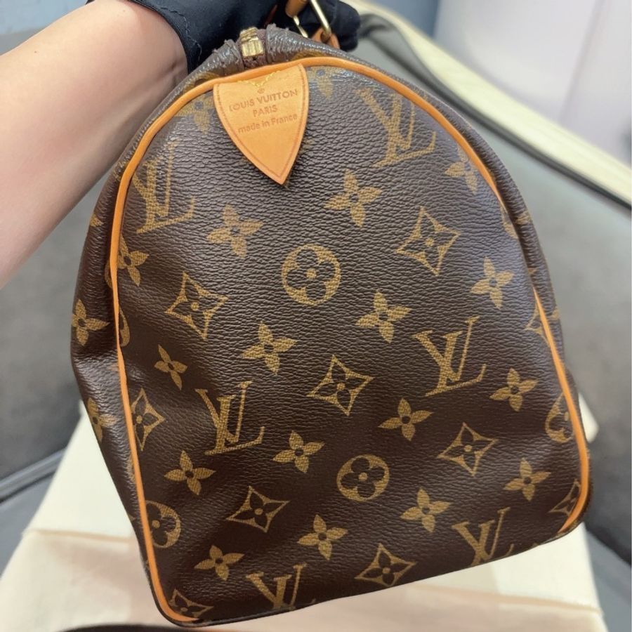 LV路易威登經典老花Speedy 30手提包-6