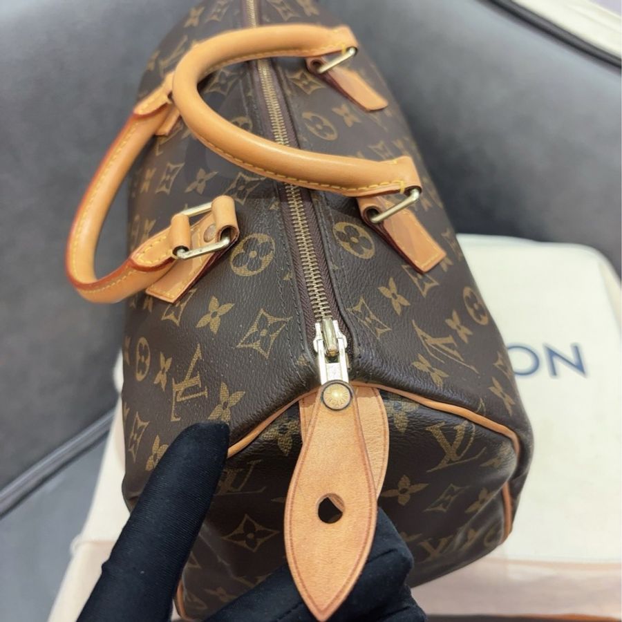 LV路易威登經典老花Speedy 30手提包-7