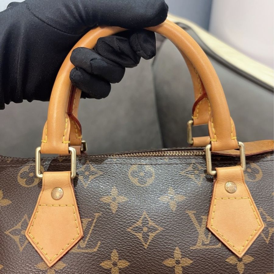 LV路易威登經典老花Speedy 30手提包-9