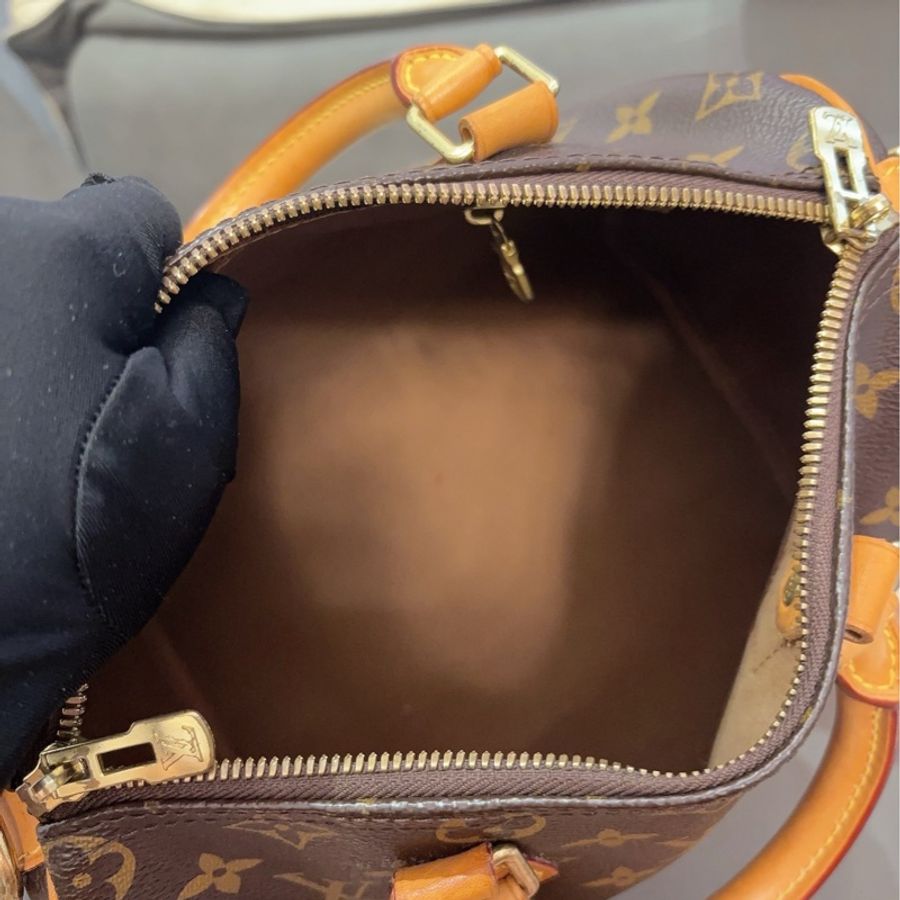 LV路易威登經典老花Speedy 30手提包-12