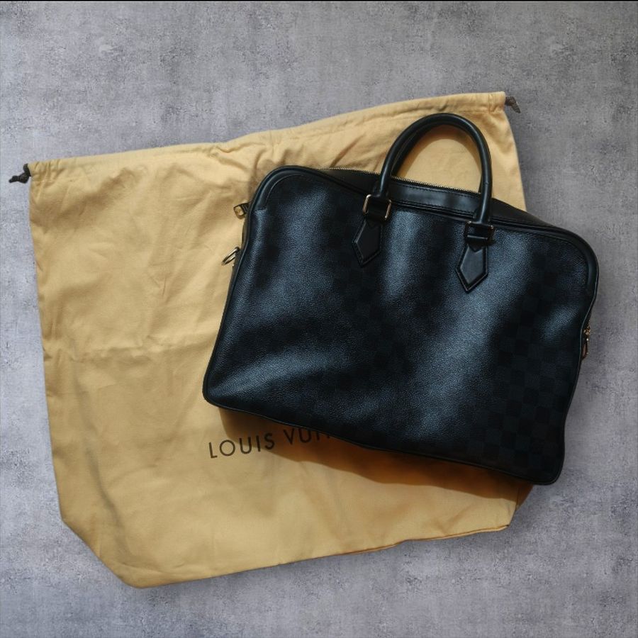【8成新】㊣✨Louis Vuitton✨（附防塵袋）路易威登 N44000 LV 棋盤格 兩用 商務 手提包 公事包 上班包 電腦包 文件包 肩背包/二手精品/二手包/保證正品🌳二手樹屋🌳-62