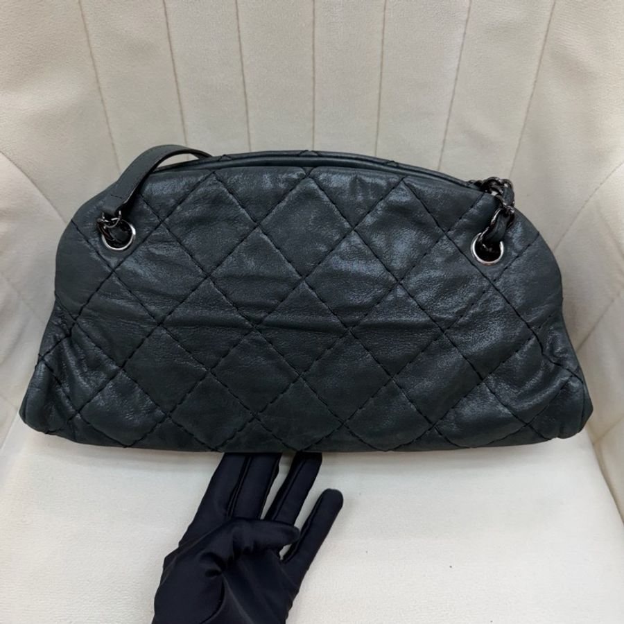 CHANEL 墨綠鏈條單肩包 XC028-24