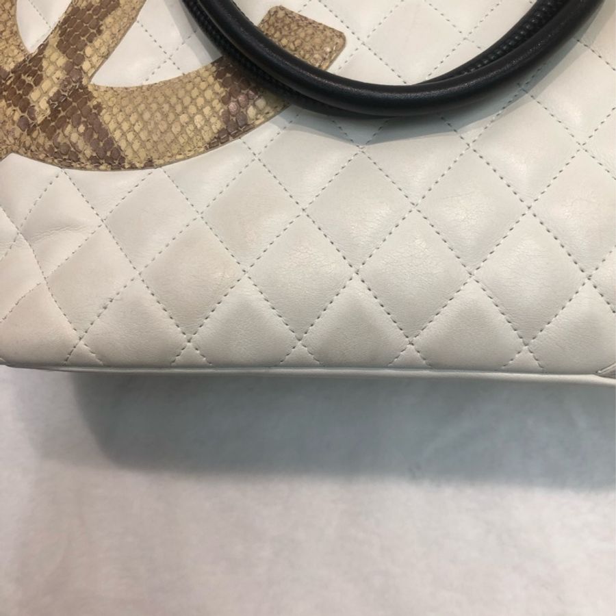 Chanel 康鵬 白色 Tote XA741-13