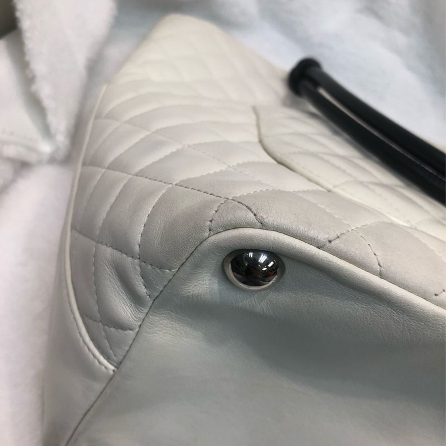 Chanel 康鵬 白色 Tote XA741-17