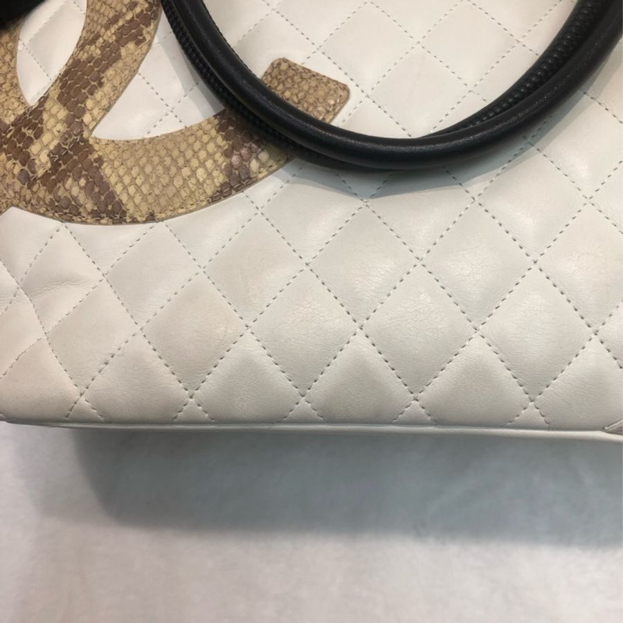 Chanel 康鵬 白色 Tote XA741-21