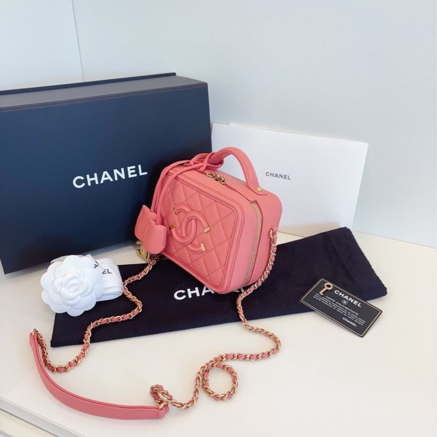Chanel Vanity mini 粉紅色-2