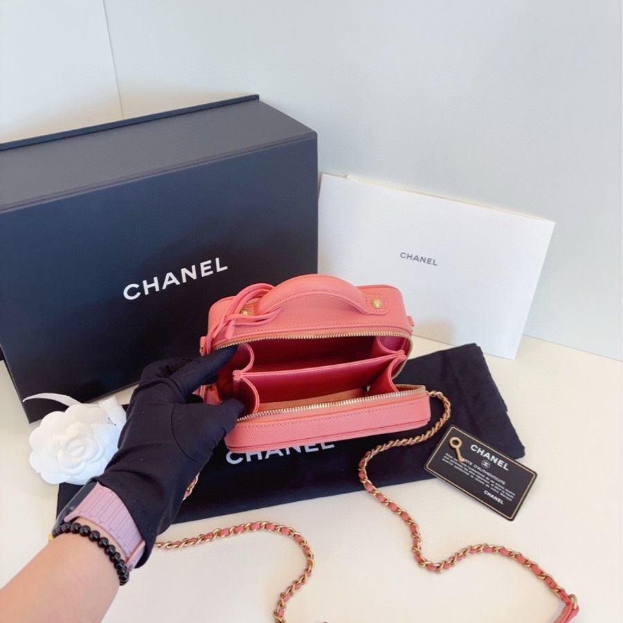 Chanel Vanity mini 粉紅色-7
