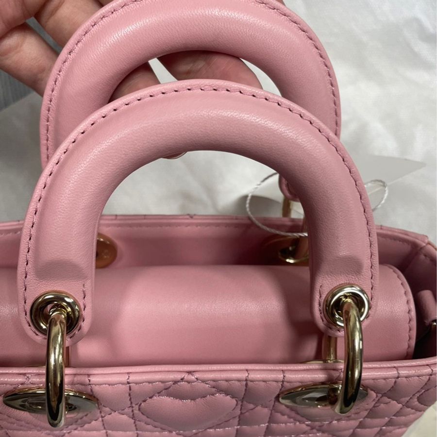 Dior 愛心粉色橫版D-joy Bag-11
