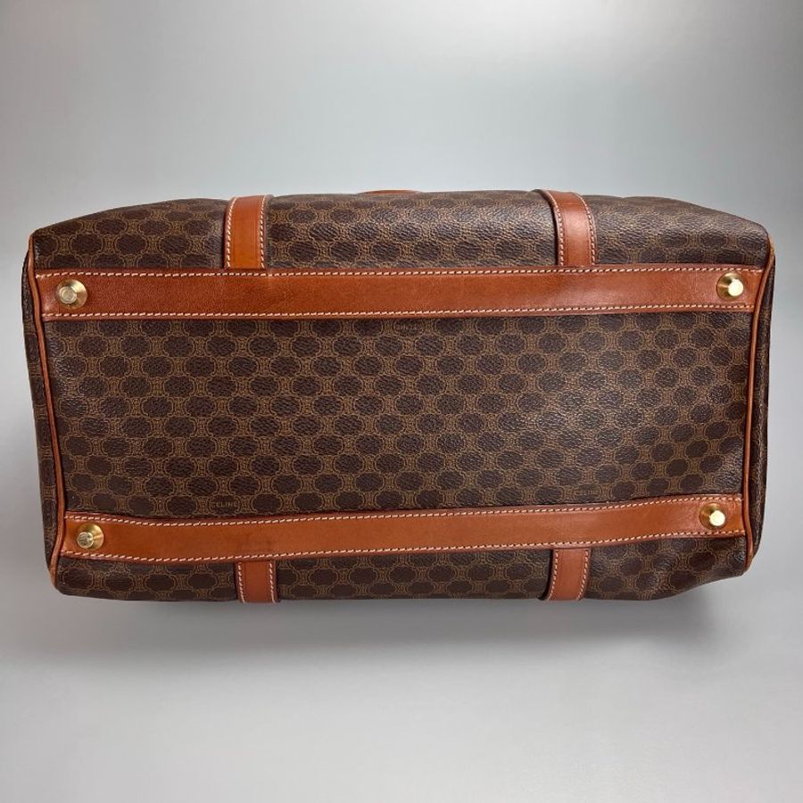 CELINE M11 VINTAGE老花波士頓包-4
