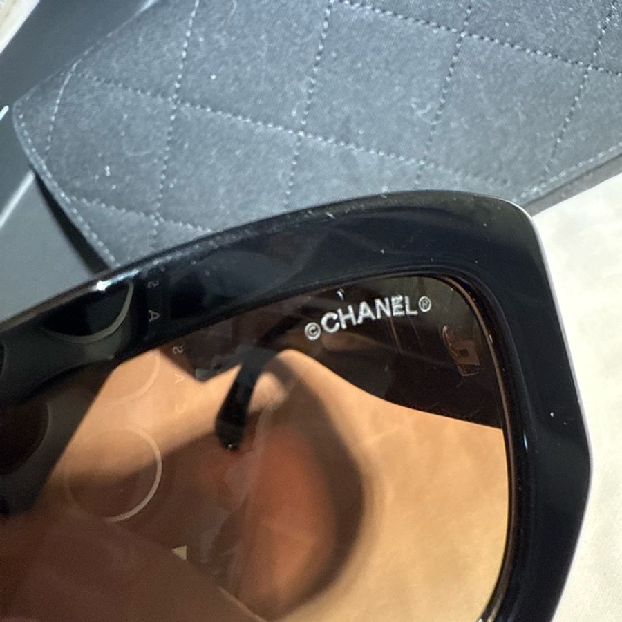 Chanel 香奈兒 熱賣款 CH5493 黑色 義大利製造-5