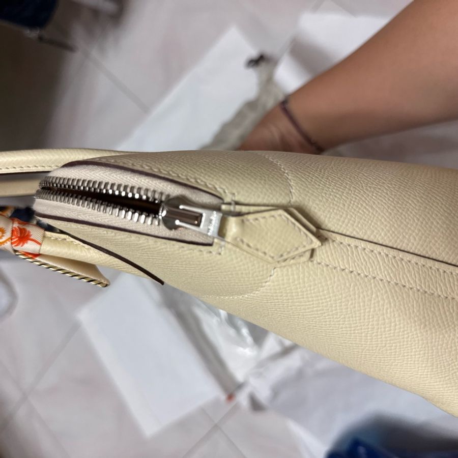 Hermès Bolide 27 Epsom I2 Nata 愛馬仕 保齡球包-12