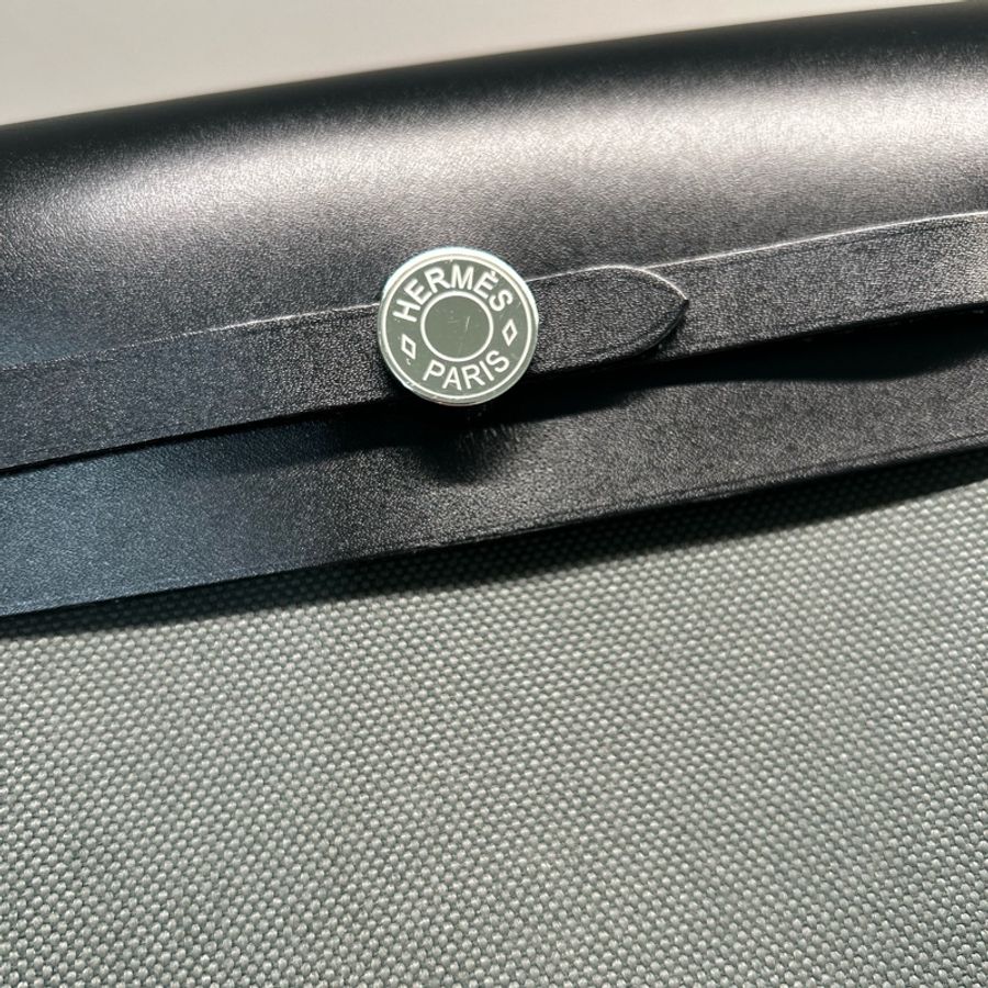 Hermes Mini Herbag Vert mangrove C031 樹林綠/沼澤綠-8