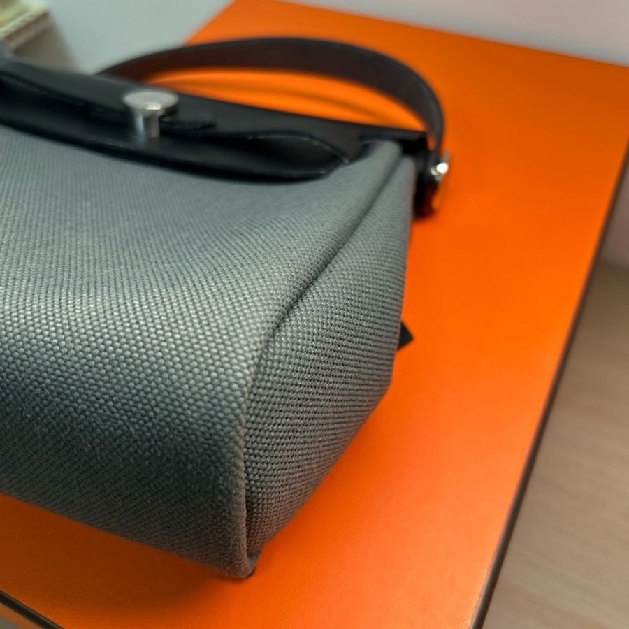 Hermes Mini Herbag Vert mangrove C031 樹林綠/沼澤綠-12