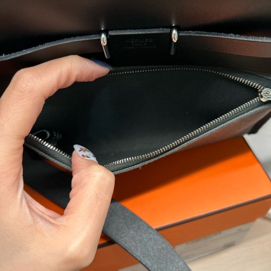 Hermes Mini Herbag Vert mangrove C031 樹林綠/沼澤綠-18