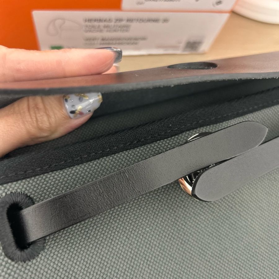 Hermes Mini Herbag Vert mangrove C031 樹林綠/沼澤綠-24