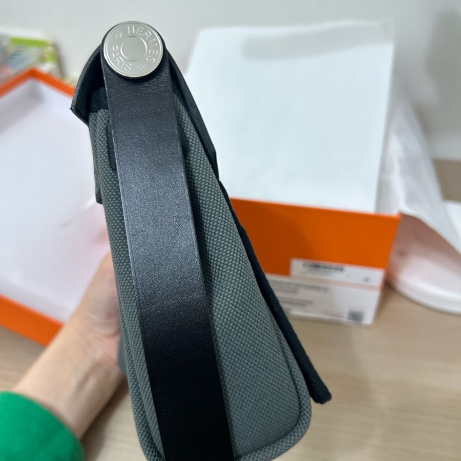 Hermes Mini Herbag Vert mangrove C031 樹林綠/沼澤綠-31