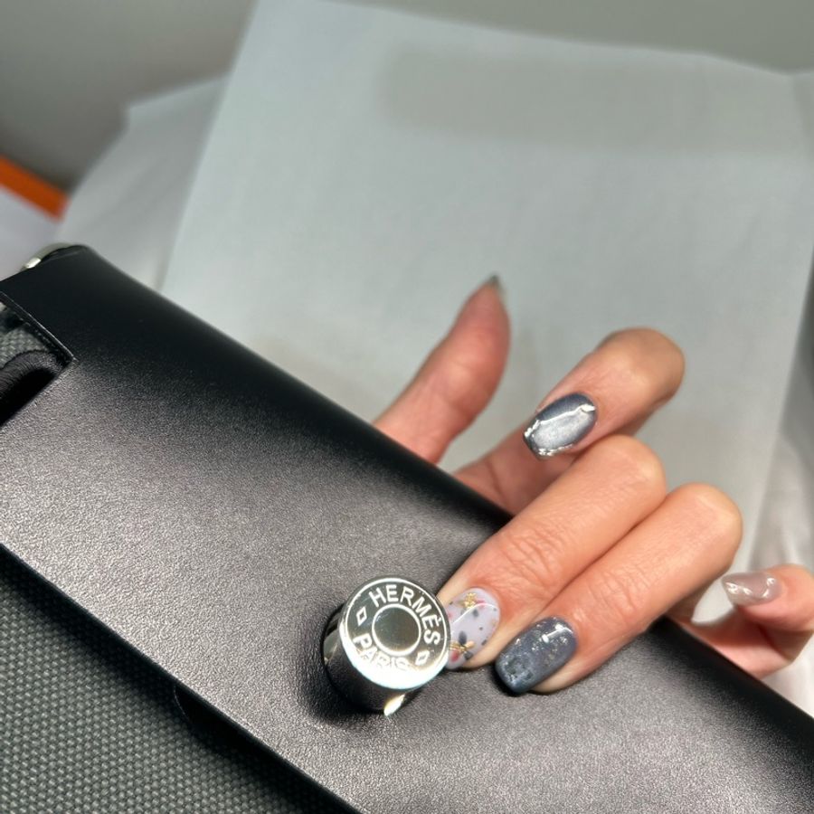 Hermes Mini Herbag Vert mangrove C031 樹林綠/沼澤綠-32