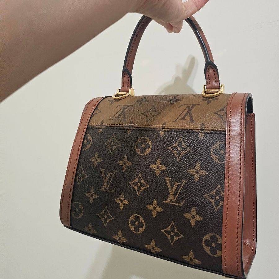 LV 季節款 capitale 達芙妮 手提包 肩背包 拼色-7