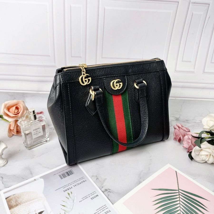 Gucci黑色ophidia手提肩背包24x10x20 98新配件塵袋-5