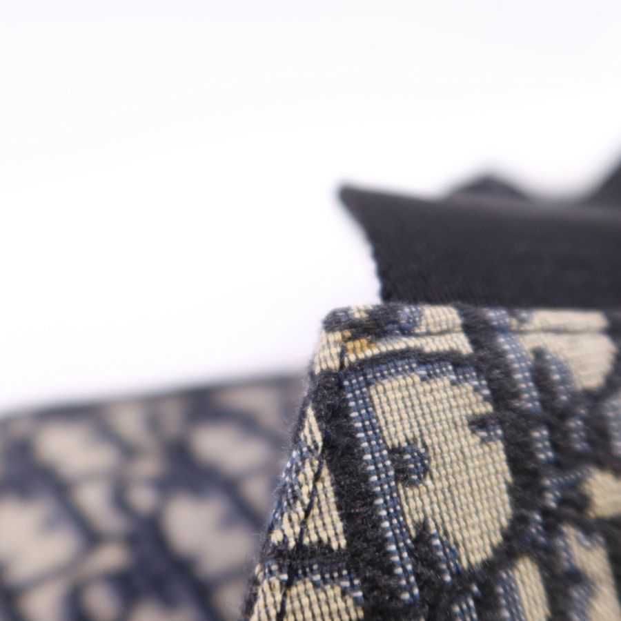 Dior Obriqur帆布Saddle Oblique銀扣肩背袋-20